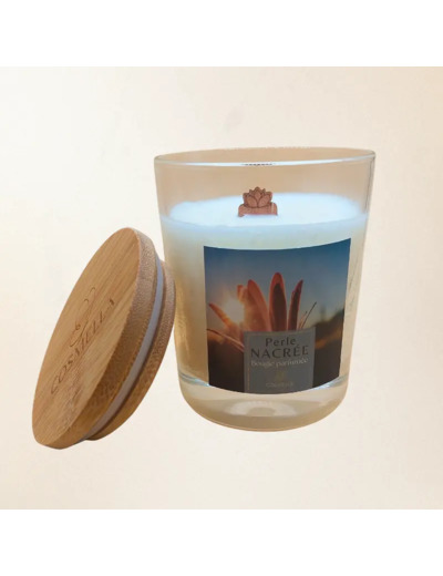 Bougie parfumée rechargeable - Perle nacrée