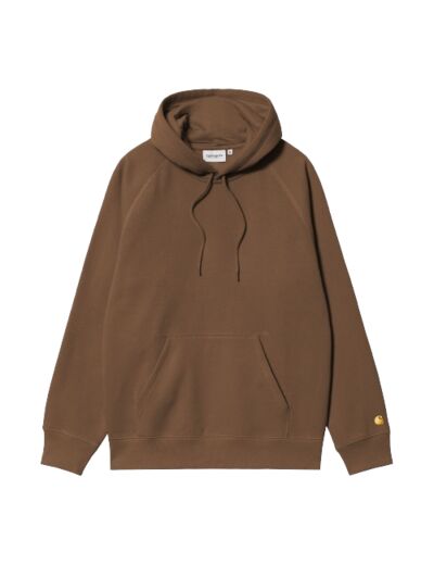 Sweat Capuche CARHARTT WIP Hooded Chase Chocolate