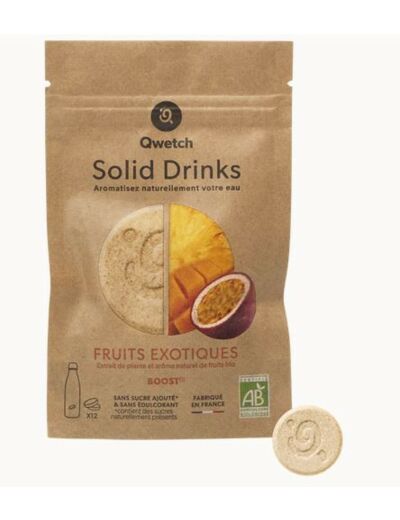SOLID DRINKS EAU AROMATISEE AUX FRUITS EXOTIQUES