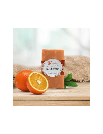 Savon à froid « Réveil Orangé » - 100gr -Louise émoi