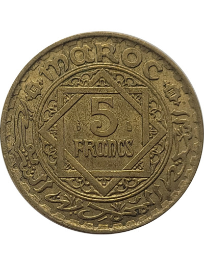MAROC 5 FRANCS 1365 (1946) TTB (Lec244)