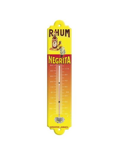 Thermomètre métal - Rhum Negrita.