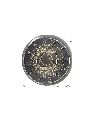 HOLLANDE (PAYS-BAS) 2015 2 EURO COMMEMORATIVE DRAPEAU EUROPEEN