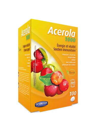 Acérola 1000-Vitamine C naturelle-Orthonat