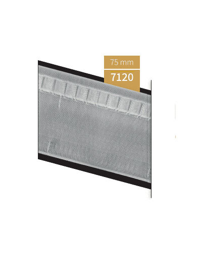 Ruban vague wave 75mm 100m 7120