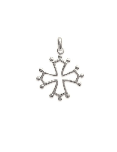 Pendentif Croix cathare en argent