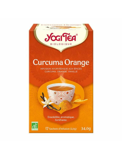 Infusion Curcuma Orange Bio-17 Sachets-Yogi Tea