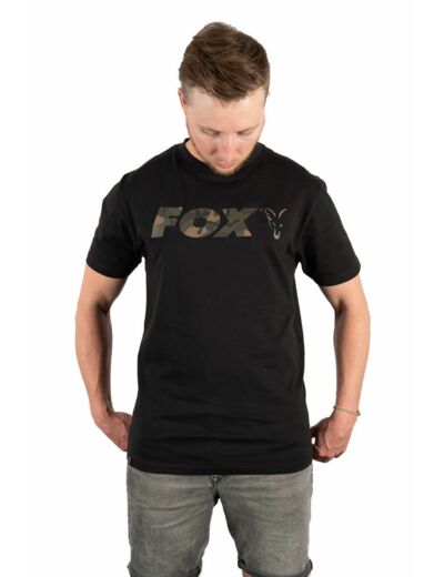 tee shirt camo print logo facfox