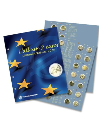 RECHARGE 2 EURO COMMEMORATIVES 2018 (Yvert)