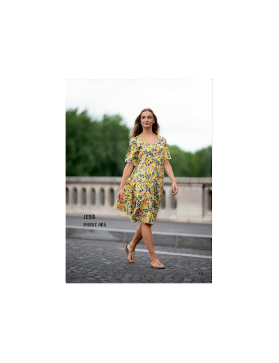 robe DRESS ADDICT JESS ou LAURA EN ROBE coton froissé