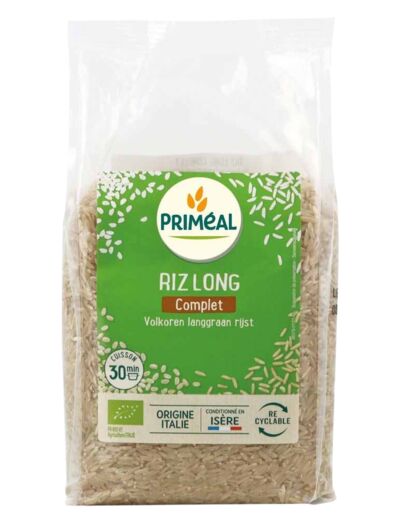 Riz long complet Bio Italie-1kg-Priméal