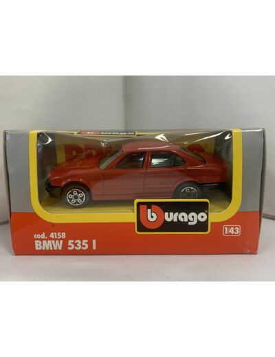BMW 535 I BURAGO COD 4158 1/43 BOITE D'ORIGINE