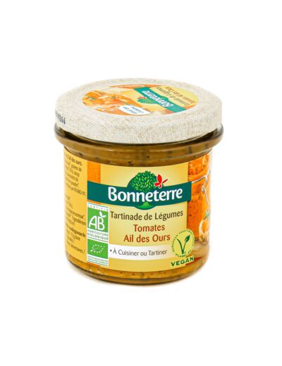 Tartinade de Légumes Tomates Ail des Ours Bio 135g