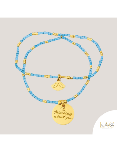 BRACELET MANTRA THINKING ABOUT YOU