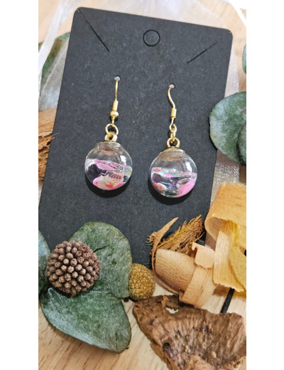 Boucles d'oreilles "Bulles de fantaisie"