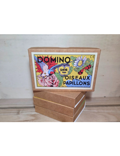 Jeu de DOMINO des oiseaux et des papillonsILLONS