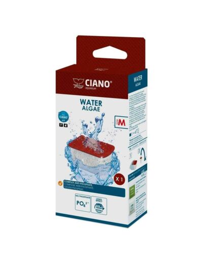 Cartouche Ciano filtrante Water Algea - Taille M