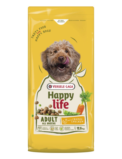 Croquettes Happy Life Poulet - 12.5KG