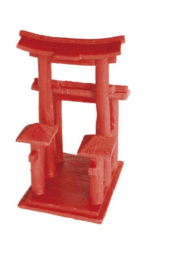 Zen Deco template rouge - 15.5x9x10cm