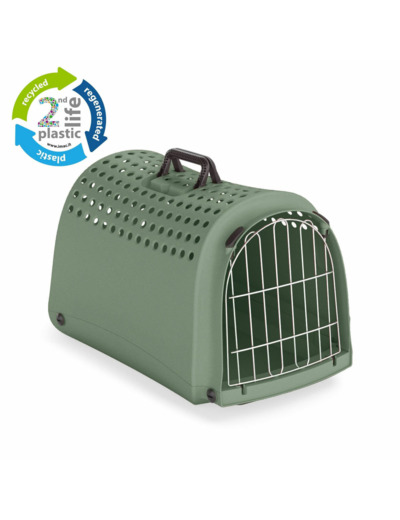 Cage de transport "Linus" 2nd life plastic - 52.5 x 32 x 34.5 cm