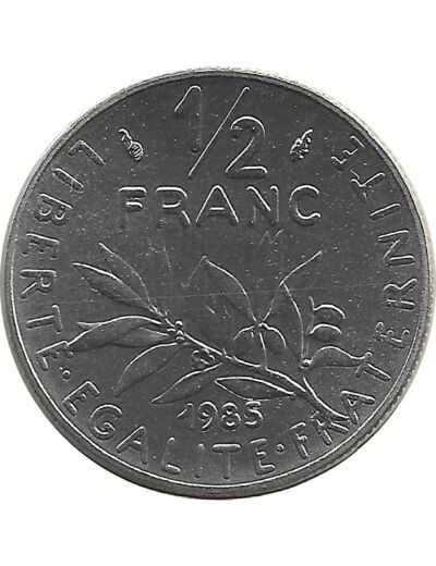 FRANCE 1/2 FRANC ROTY 1985 FDC