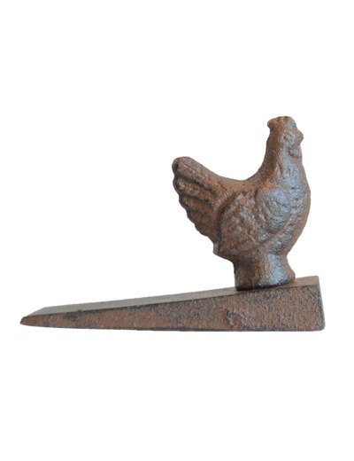 Bloque porte poule fonte 11x3x8cm