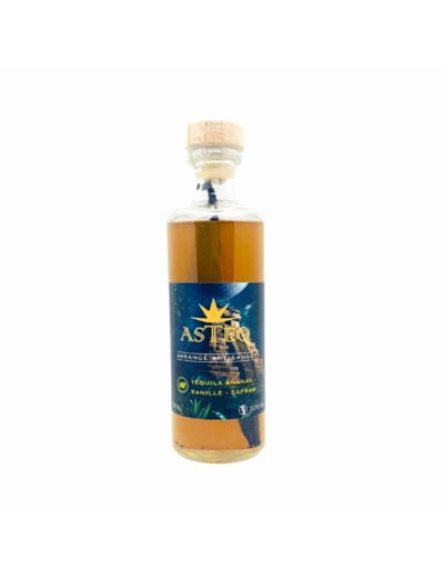 Tequila arrangée Ananas Victoria, Vanille & Safran – ASTEQ (70 cl)