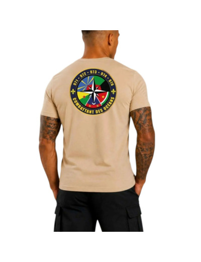 T‑shirt « Rose des océans » – Combattant des océans – Coton 190 g (coyote)