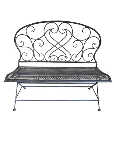 Banc de jardin fer Voluptua 109x53x101cm