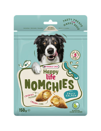 HAPPY LIFE, Nomchies Salmon pour chiens - 150g