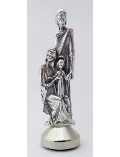 Statue Ste Famille / socle métal 6,5cm