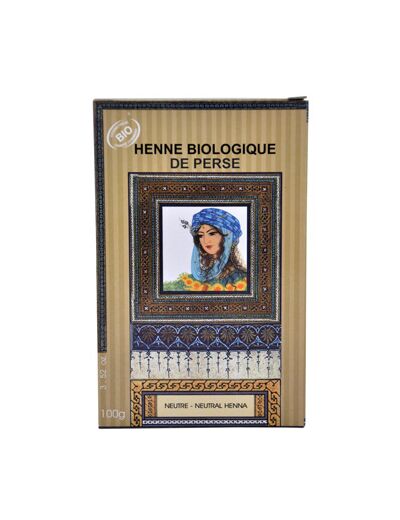 Henné biologique de Perse neutre 100g