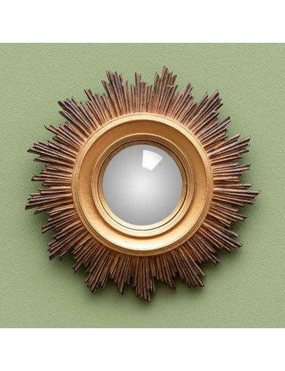 Miroir convexe Soleil 18x18x2cm