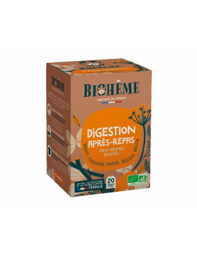 Tisane digestion apres-repas 20x1,5g Biohême