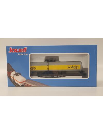 JOUEF JUNIOR LINE HJ5702 HO WAGON CITERNE AGIP ETAT NEUF BOITE D'ORIGINE