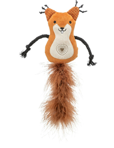 TRIXIE, Jouet écureuil pour chat - 12cm