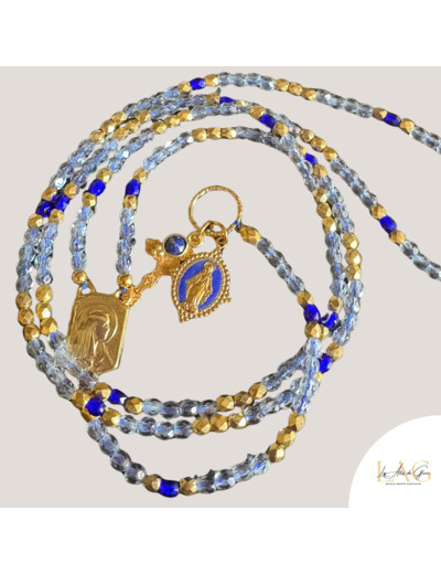 COLLIER CHAPELET AZURIA