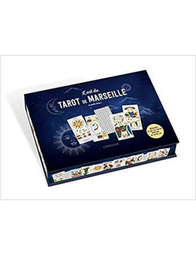 L'art du Tarot de Marseille - Le livre explicatif avec 1 jeu de 78 cartes