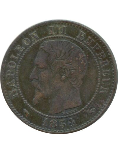 FRANCE 2 CENTIMES NAPOLEON III 1854 A TTB