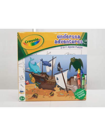 PUZZLE 24 PIECES UNDERSEA ADVENTURES de chez CRAYOLA