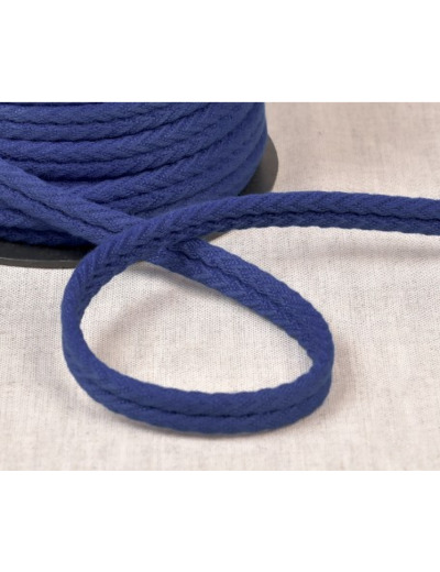Double passepoil chevron 550 marine C23 10mm 100% coton le mètre