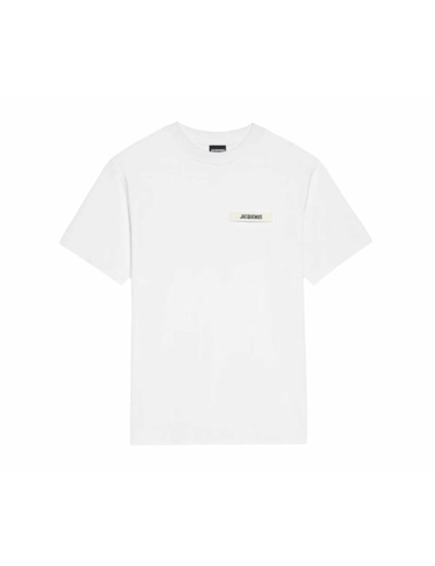 Jacquemus Le t-shirt Gros Grain Blanc