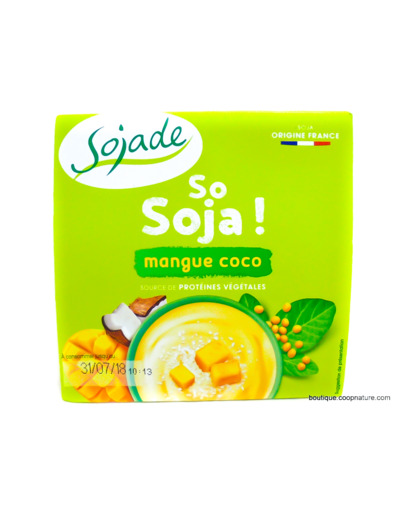 Dessert So Soja ! Mangue coco Bio 4x100g