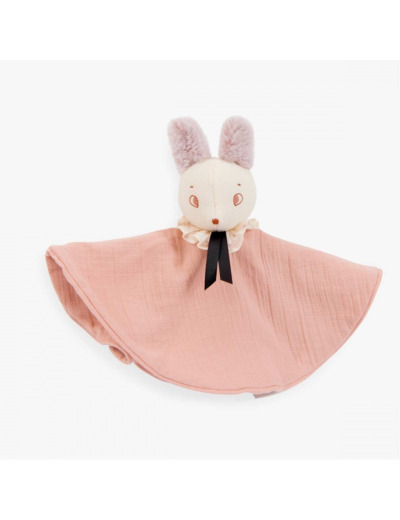 Doudou lange souris rose Moulin Roty