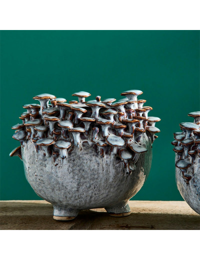 Vase Champignons céramique 24x24x21cm