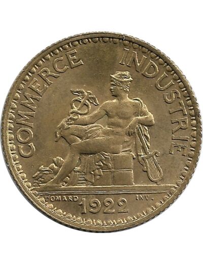 FRANCE 1 FRANC CHAMBRES DE COMMERCE 1922 SUP