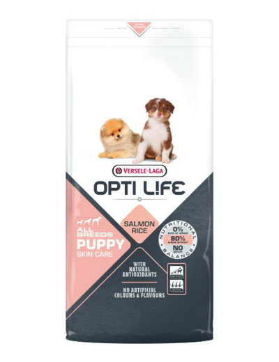OPTI LIFE pour Chiot, Skin Care - 12.5KG