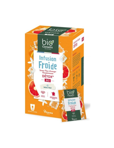 Infusion froide Détox bio 20 sachets