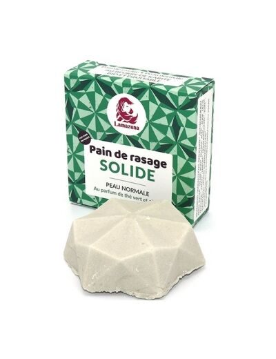 Pain de rasage solide Thé vert citron sans huile essentielle 80ml