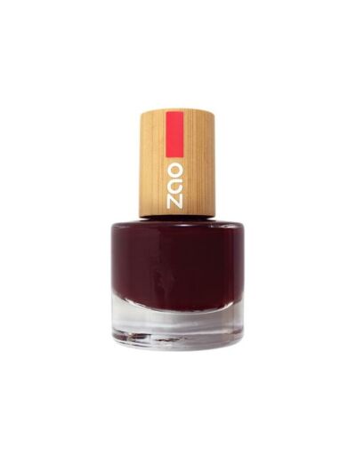 Vernis à ongles Bio - 659 Cerise noire- 8 ml - Zao Make-up